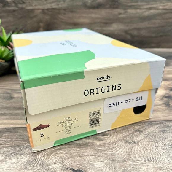 NIB Earth Origins Ezra 8 39 Acorn Brown Slip On Clogs Suede - Picture 11 of 11